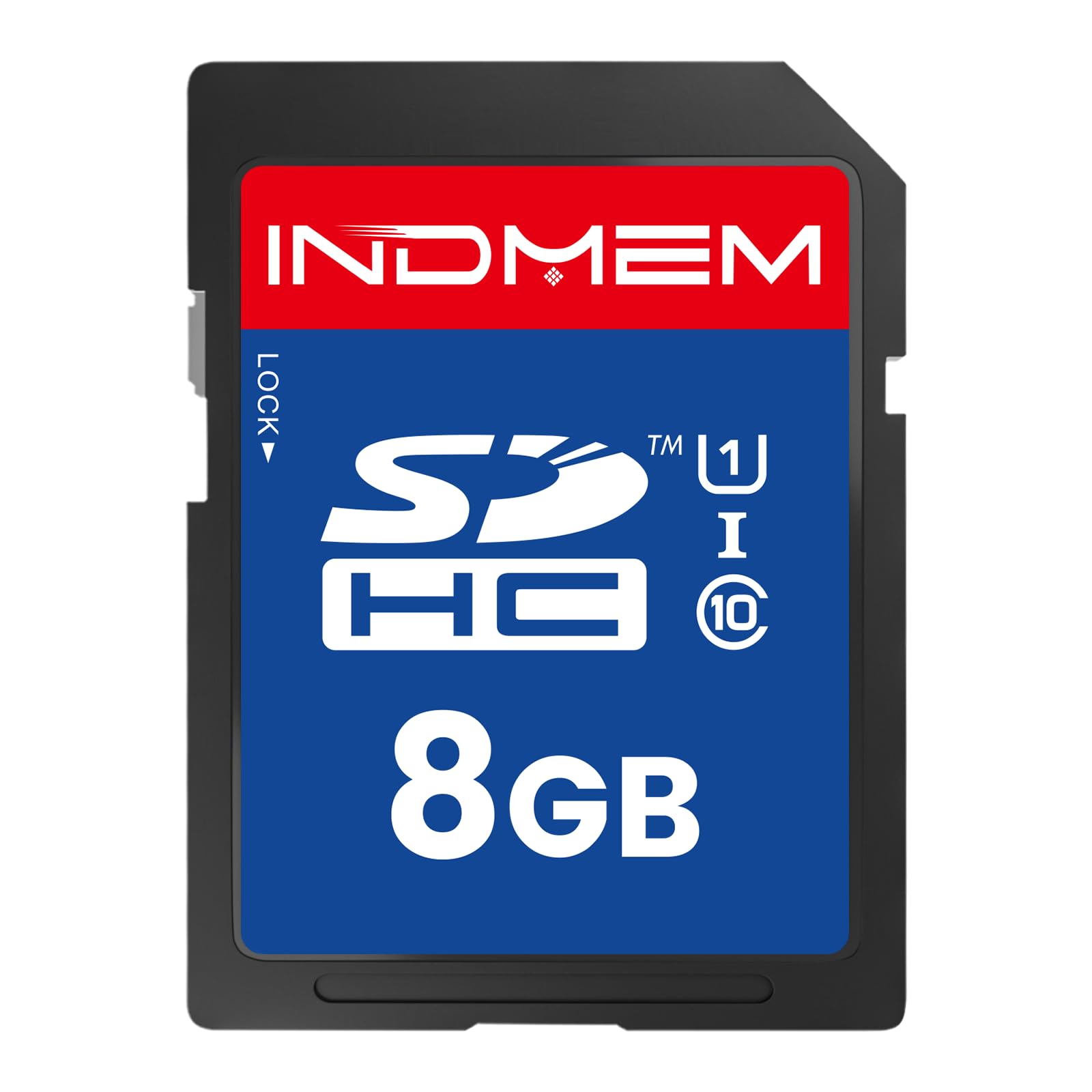 SD Card 8GB, 1 Pack UHS-I U1 Class 10 8G SDHC Flash Memory Card Compatible with Digital Camera, Computer, Trail Camerasg