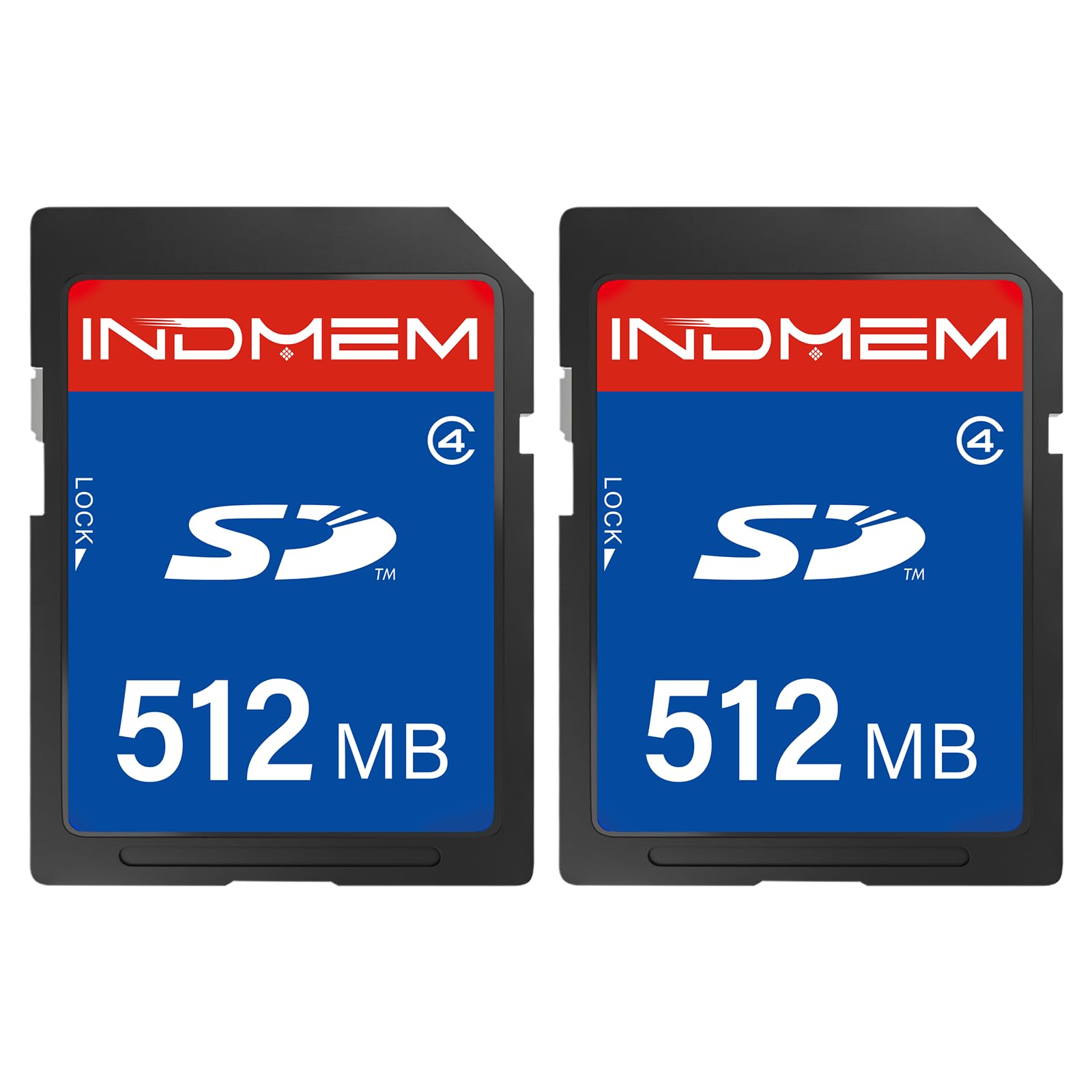 SD Card 512MB (2 /5 /10 Pack), Class 4 Flash Memory Cards MLC Stanard Secure Digital Cards, 512MB(2pc/5pc/10pc)