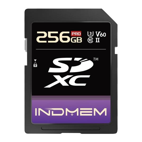 256GB UHS-II V60 SDXC SD Card U3, High Speed Memory Card Max Read 280MB/s for Professional Camera 4K/6K Video Recording