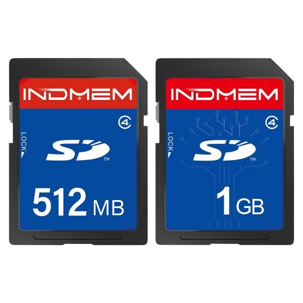 SD Card 512MB+1GB,Class 4 Flash Memory Card 1GB MLC Standard Secure Digital Cards Camera Cards